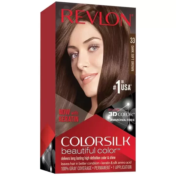 Revlon Hair Color Colorsilk 33 Dark Soft Brown