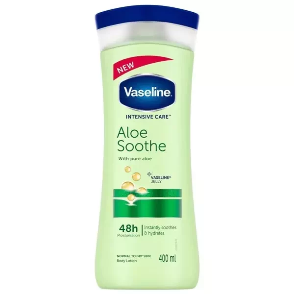 Vaseline Body Lotion 400ml Intensive Care Aloe Soothe