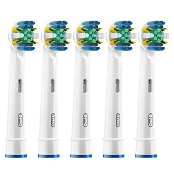 Oral B Toothbrush Replacement Brush Heads FlossAction 5 Count
