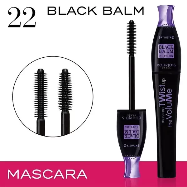 Bourjois Mascara 8ml Twist Up The Volume 22 Black Balm