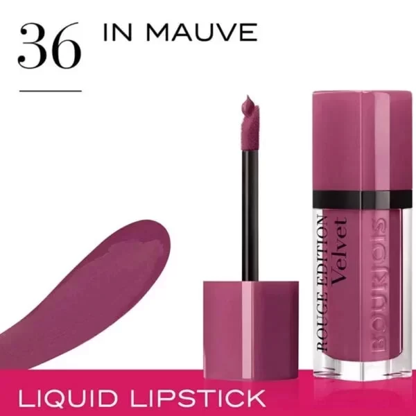 Bourjois Liquid Lipstick Rouge Edition Velvet 36 in Mauve